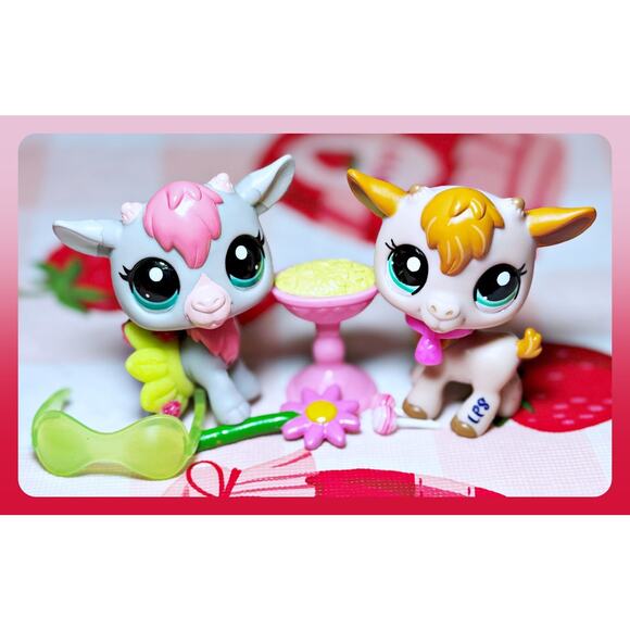 Authentic Littlest Pet Shop LPS G3 #2299 G7 #59 Billy Goat Country Fair Farm Lot - Picture 2 of 10